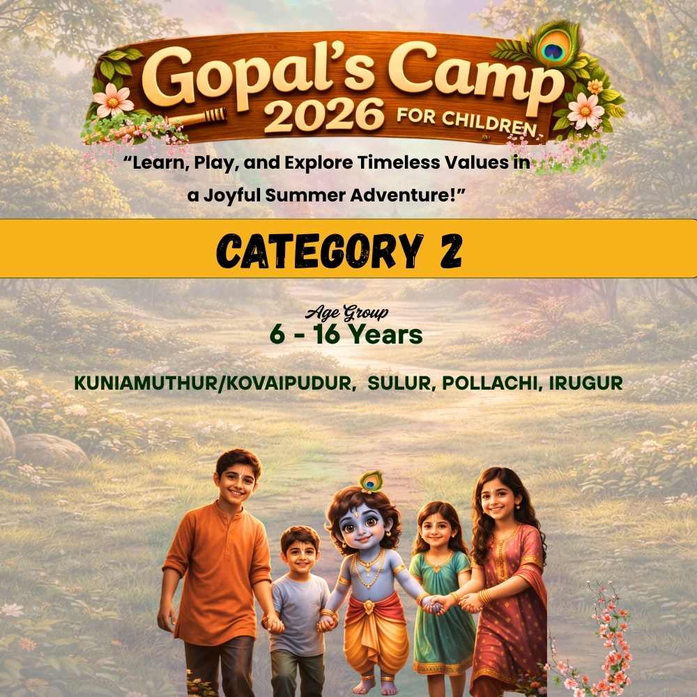 Gopals Camp 2026 Category 2 (6 Days, Offline, 4 – 9 May 2026)