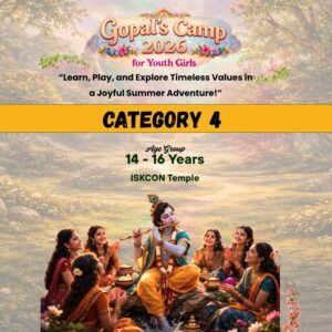 Gopals Camp 2026 Category 4 (6 Days, Offline, 4 - 9 May 2026)