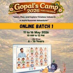 Gopals Camp 2026 Batch 1 (6 Days, Online, 11th to 16th May 2026)
