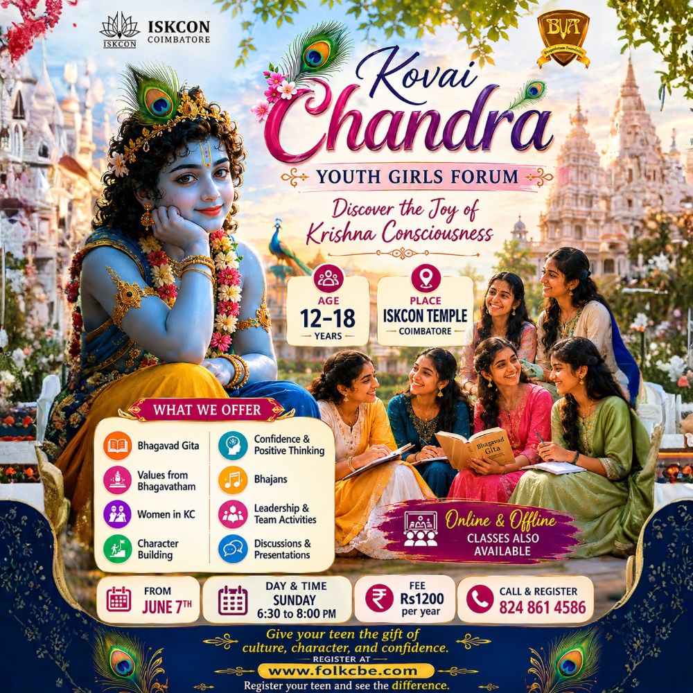 Kovai Chandra Youth Girls Forum ( Age: 12-18 Years)